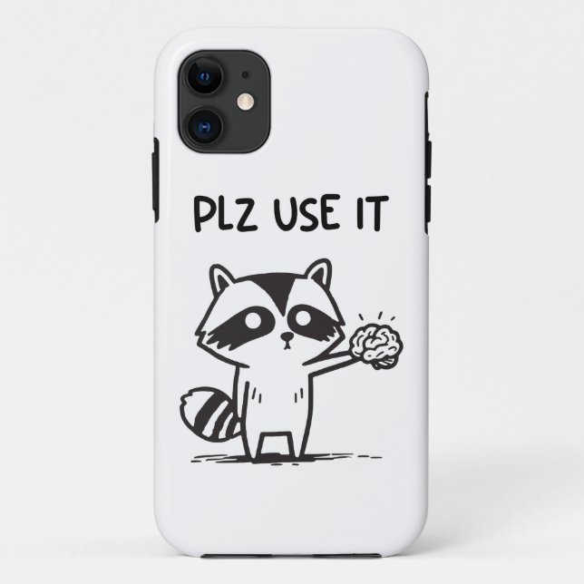 Capa Para iPhone 11 Use-O - Sarcástico Racion Engraçado (Verso)