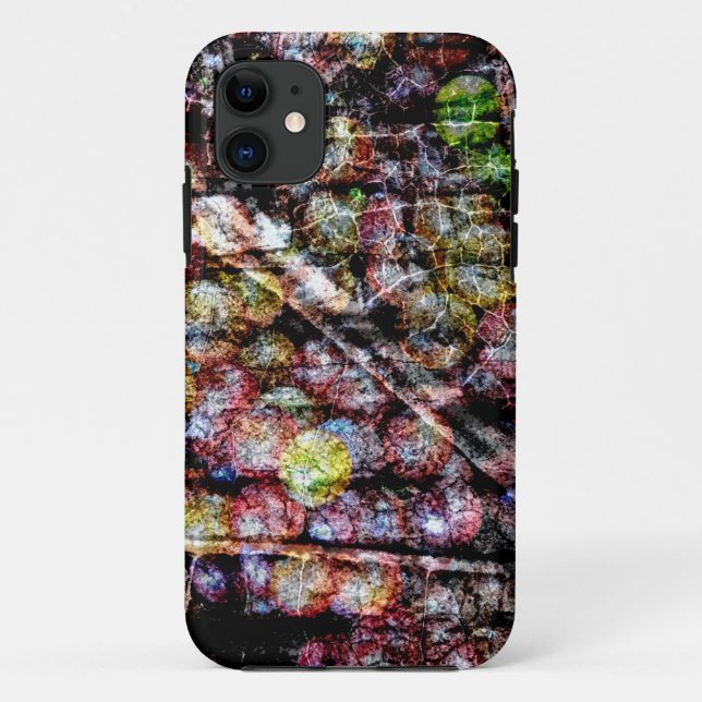 Capa Para iPhone 11 Uvas de arte em folha (Verso)