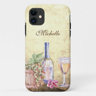 Capa Para iPhone 11 Uvas para vinhas de vinhas personalizadas