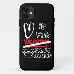 Capa Para iPhone 11 V IS PARA VIDEOS GAMES dias de os namorados engraç