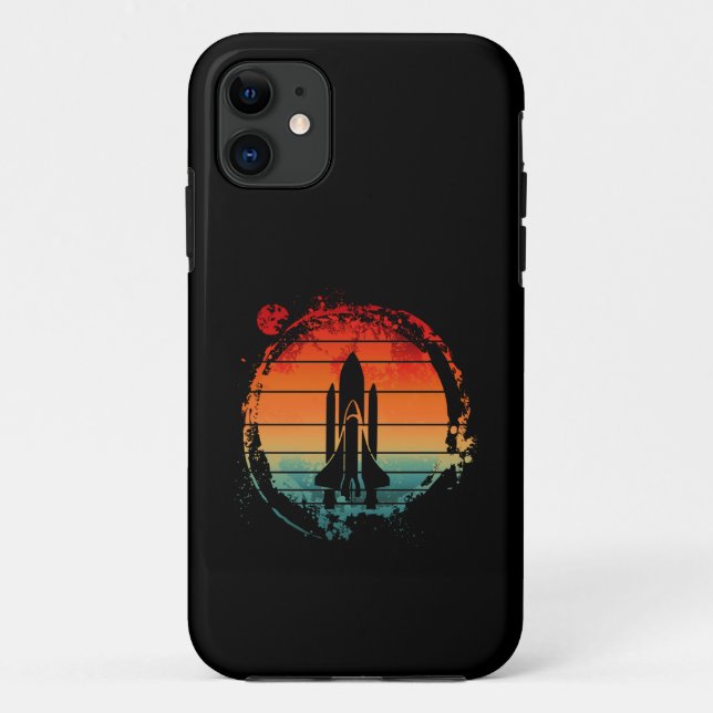 CAPA PARA iPhone 11 VAIVÉM ESPACIAL VINTAGE (Verso)