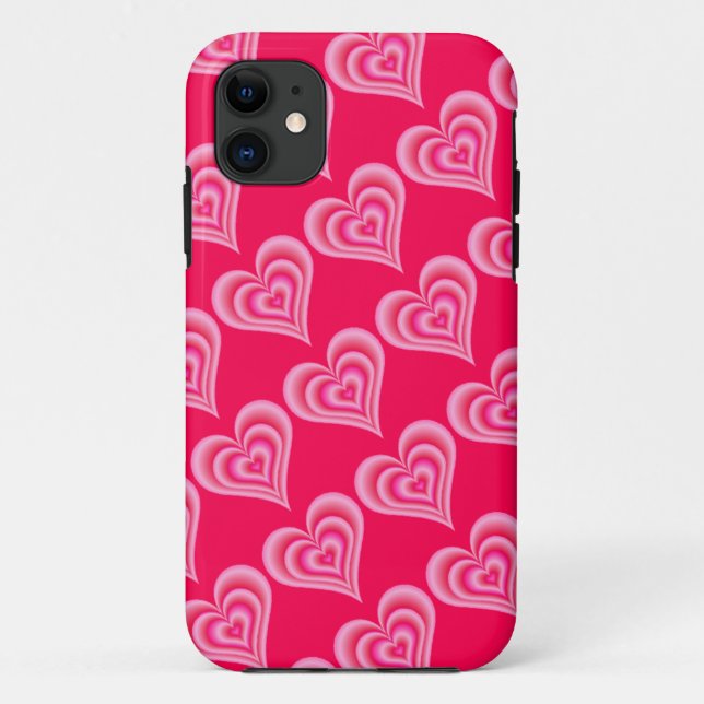 Capa Para iPhone 11 Valentine's heart iphone case (Verso)