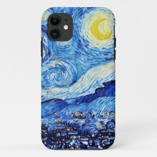 Capa Para iPhone 11 Van Gogh - A Noite Estrelada - Posto de Natal Bran