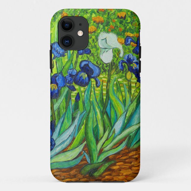 Capa Para iPhone 11 Van Gogh Irises (Verso)