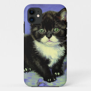 Capa Para iPhone 11 Van Gogh Tuxedo Kitten