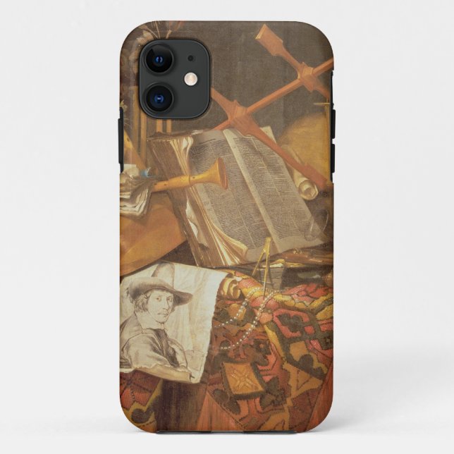 Capa Para iPhone 11 Vanitas (óleo em canvas) (Verso)