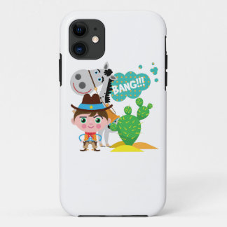Capa Para iPhone 11 Vaqueiro e cavalo