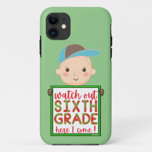 Capa Para iPhone 11 VEJA A SEXTA GRADE AQUI EU VENHO engraçado
