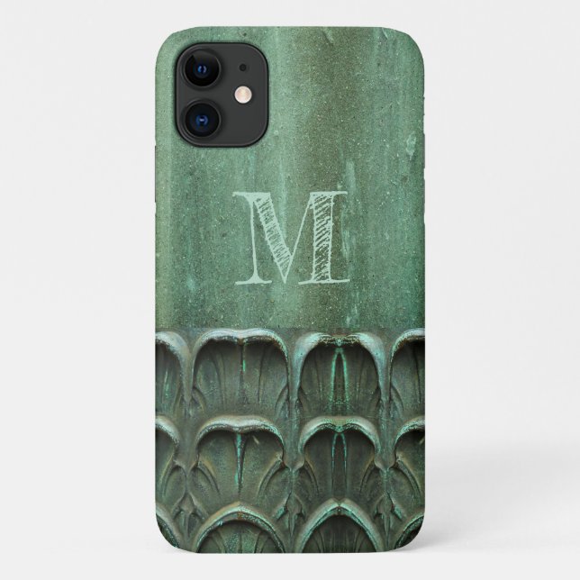 Capa Para iPhone 11 Verdigris Weathered Bronze (Verso)