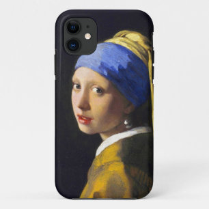 Capa Para iPhone 11 ~ Vermeer do brinco da pérola de w da menina
