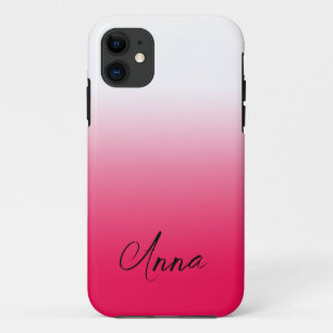 Capa Para iPhone 11 Vermelho brilhante de verão e gradiente ombre bran