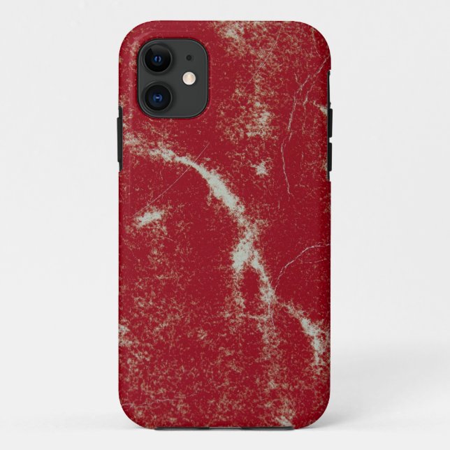 Capa Para iPhone 11 Vermelho Desgastado (Verso)