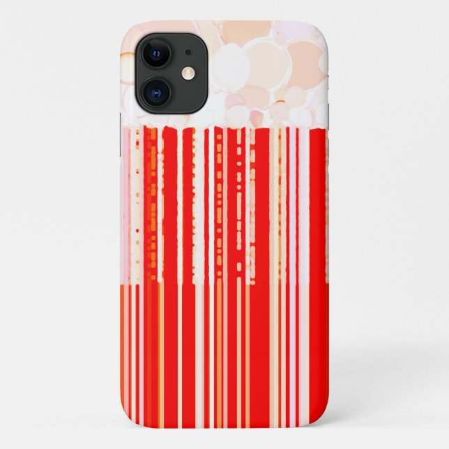 Capa Para iPhone 11 Vermelho e Branco Russo (Verso)