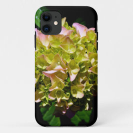 Capa Para iPhone 11 Vermelhos amarelos amarelos claros Flores hidrange