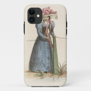Capa Para iPhone 11 Vestido do passeio, placa de forma de Ackermann