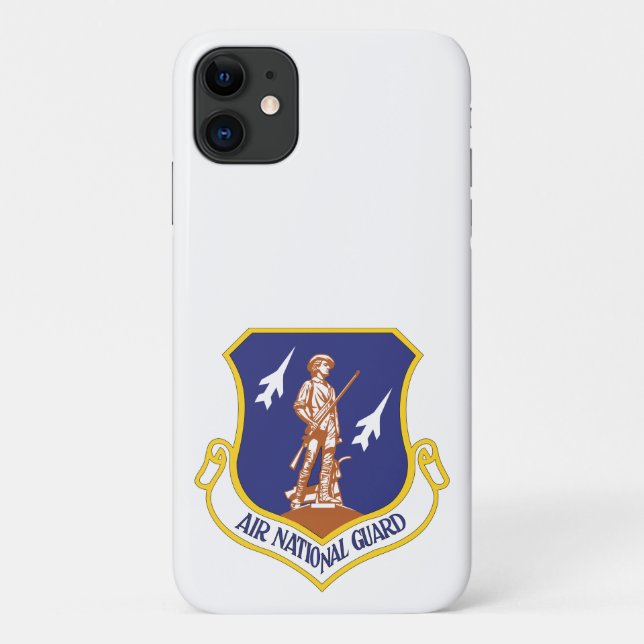 Capa Para iPhone 11 Veterano Militar da Guarda Nacional da Air (Verso)