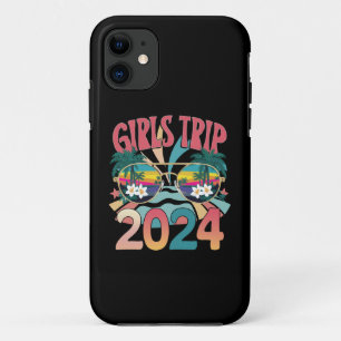 Capa Para iPhone 11 Viagem das Garotas Groovy 2024 Fim de Semana Verão