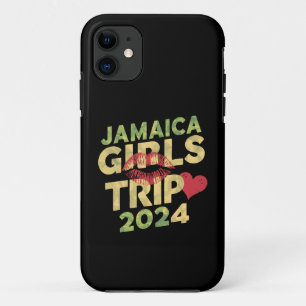 Capa Para iPhone 11 Viagem de Meninas Jamaica 2024 Fim de Semana Féria