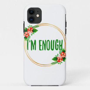 Capa Para iPhone 11 vibrações positivas para a aceitação da vida e