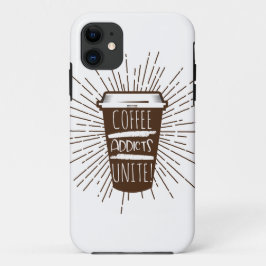 CAPA PARA iPhone 11 VICIADOS EM CAFÉ UNAM-SE