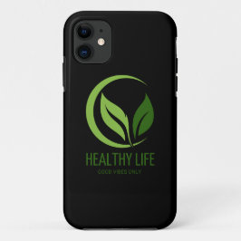 Capa Para iPhone 11 Vida Saudável Só Boas Vibrações