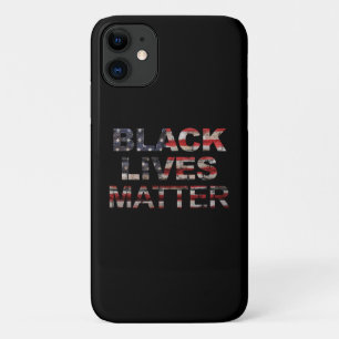 Capa Para iPhone 11 Vidas Negras Importam  Bandeira Americana