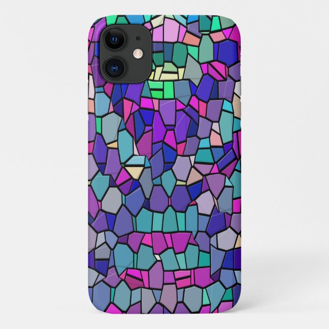 Capa Para iPhone 11 Vidro manchado..... (Verso)