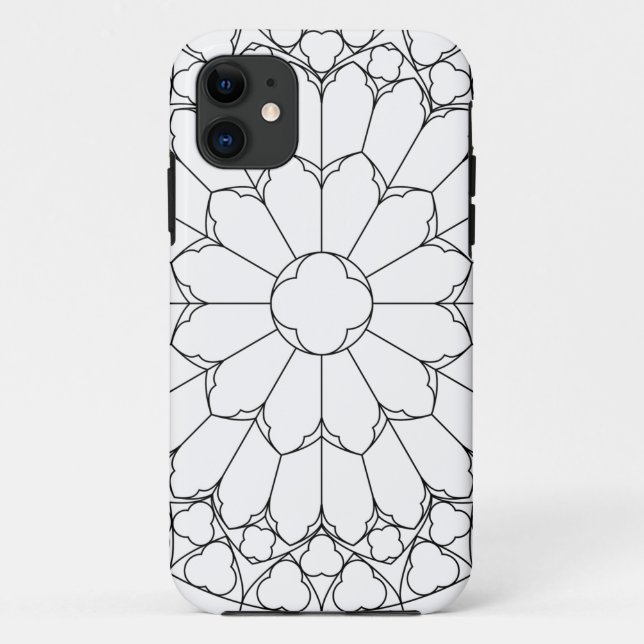 Capa Para iPhone 11 Vidro rosa (Verso)