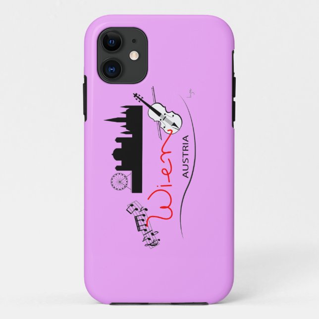Capa Para iPhone 11 Viena, Áustria - Österreich (Verso)