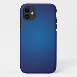 Capa Para iPhone 11 Vigneta azul legal granulada