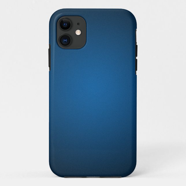 Capa Para iPhone 11 Vignette Grainy Blue-Black (Verso)