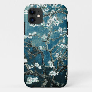 Capa Para iPhone 11 Vincent Van Gogh Almond Blossoms Dark Teal