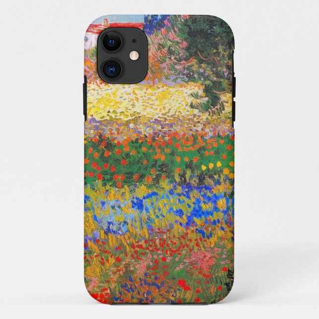 Capa Para iPhone 11 Vincent Van Gogh Flor Garden (Verso)
