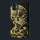 Capa Para iPhone 11 Vincent Van Gogh Skeleton com um cigarro em chamas<br><div class="desc">Vincent Van Gogh Skeleton com uma Capa de telefone de cigarro em chamas</div>