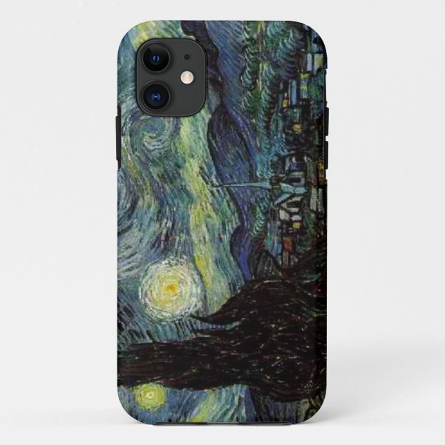 Capa Para iPhone 11 Vincent van Gogh, Starry Night (Verso)