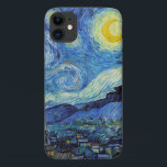 Capa Para iPhone 11 Vincent Van Gogh Starry Night Vintage<br><div class="desc">Capa de telefone De Belas Artes De Vincent Van Gogh Starry Night</div>