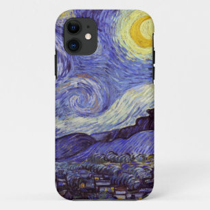 Capa Para iPhone 11 Vincent Van Gogh Starry Night Vintage Fine Art
