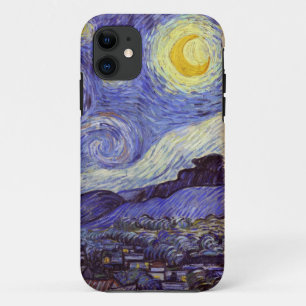 Capa Para iPhone 11 Vincent Van Gogh Starry Night Vintage Fine Art