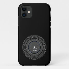 Capa Para iPhone 11 Vinilo preto personalizado Lp