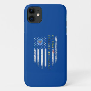 Capa Para iPhone 11 Vintage EUA Flag Army Veteran Orud