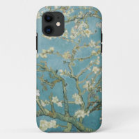 Vintage Gogh Almond Branches Park Trees Blossoms