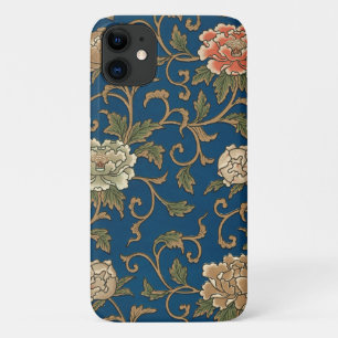 Capa Para iPhone 11 Vintage Japonês Chrysanthemum Impressão