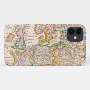 Capa Para iPhone 11 Vintage - Mapa antigo da Europa