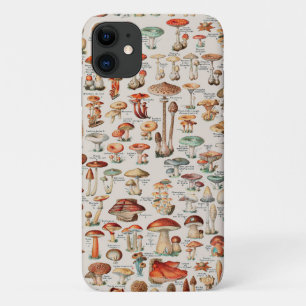 Capa Para iPhone 11 Vintage Mushroom Fungus Ilustração I