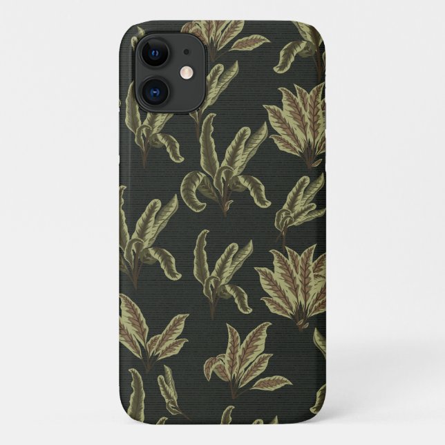 Capa Para iPhone 11 Vintage Potted Plants (Verso)