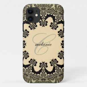 Capa Para iPhone 11 Vintage Tribal Gótico Monograma iPhone 5