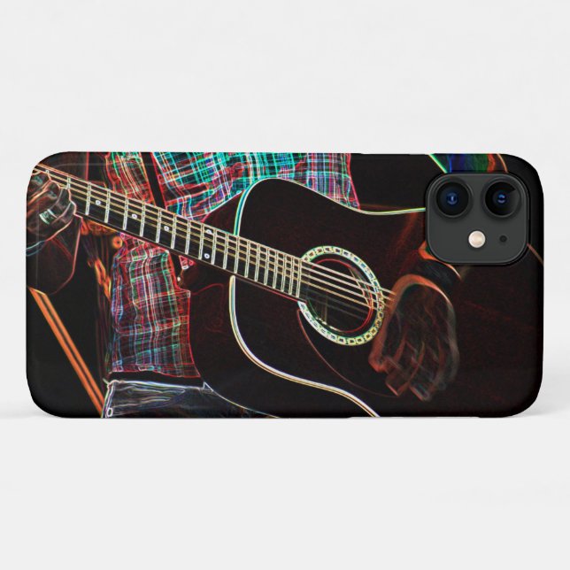 Capa Para iPhone 11 Violão 1 iphcnm (Verso (horizontal))