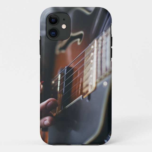 Capa Para iPhone 11 Violão Bass legal (Verso)