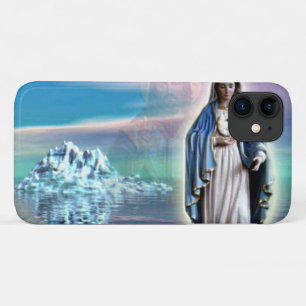 Capa Para iPhone 11 Virgem Abençoada Maria - Mãe de Deus
