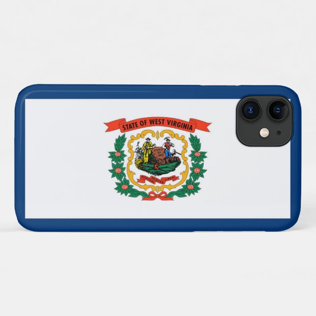 Capa Para iPhone 11 Virgínia Ocidental (Verso (horizontal))